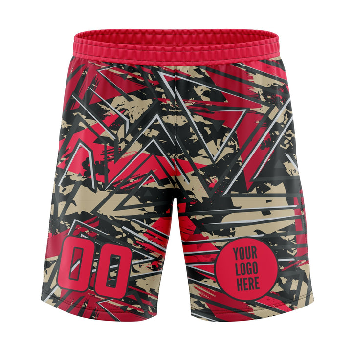 Tectonic Blood Custom Volleyball Shorts - Summo Sports