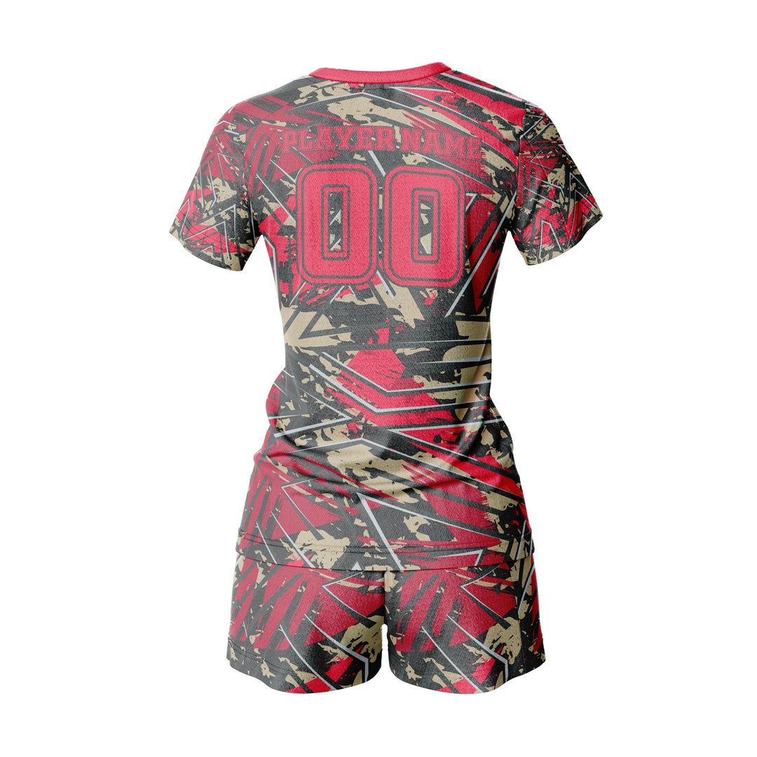 Tectonic Blood Custom Volleyball Uniform - Summo Sports