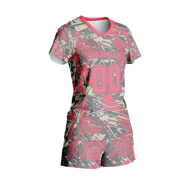 Tectonic Blood Custom Volleyball Uniform - Summo Sports