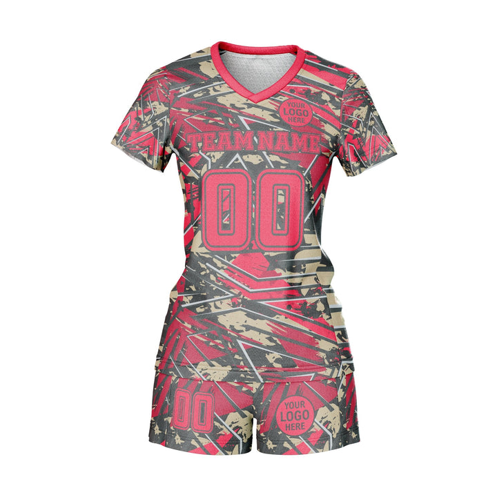 Tectonic Blood Custom Volleyball Uniform - Summo Sports