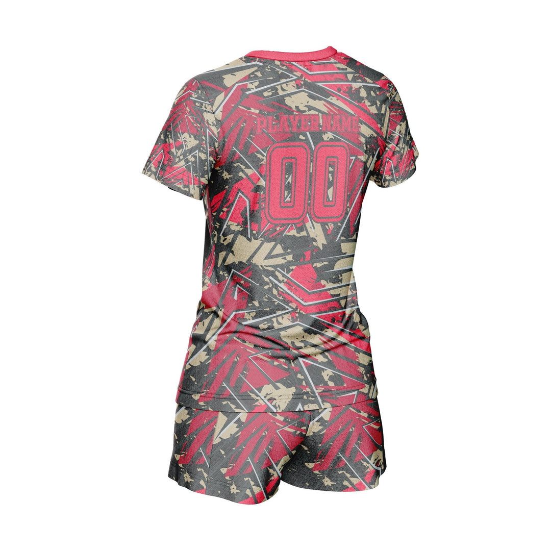 Tectonic Blood Custom Volleyball Uniform - Summo Sports