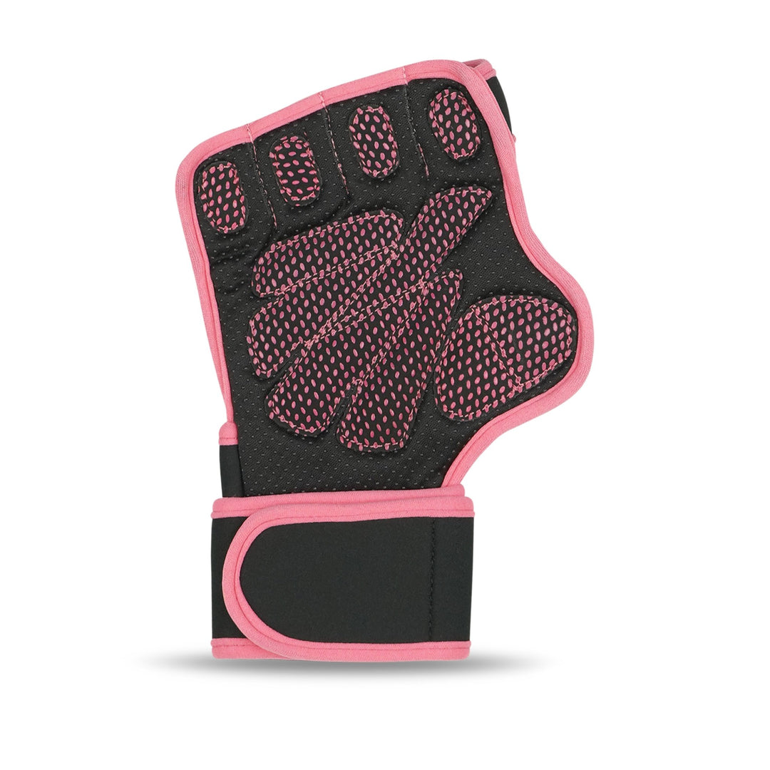 Textured Stealth Pink Weightlifting Grips - Summo Sports