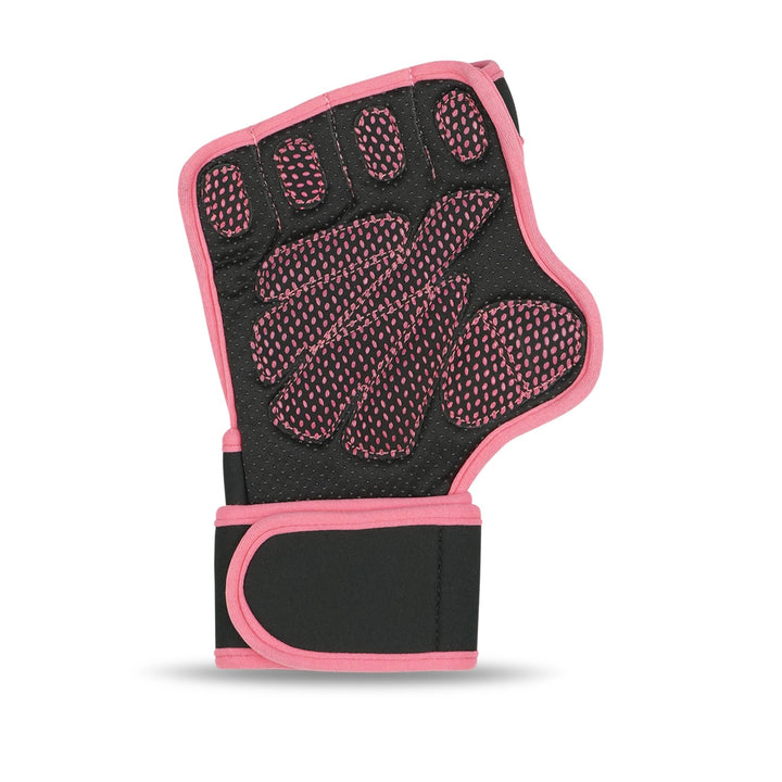 Textured Stealth Pink Weightlifting Grips - Summo Sports