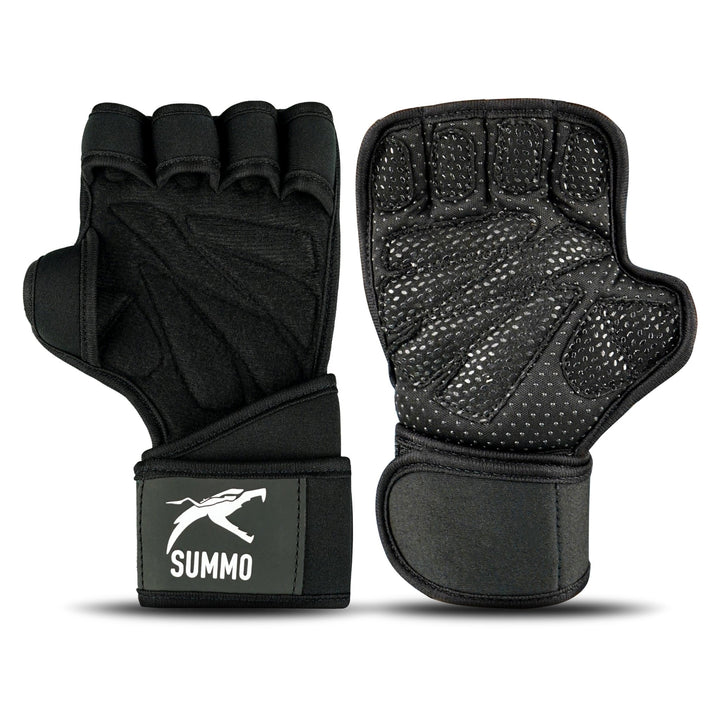 Textured Stealth Weightlifting Grips - Summo Sports