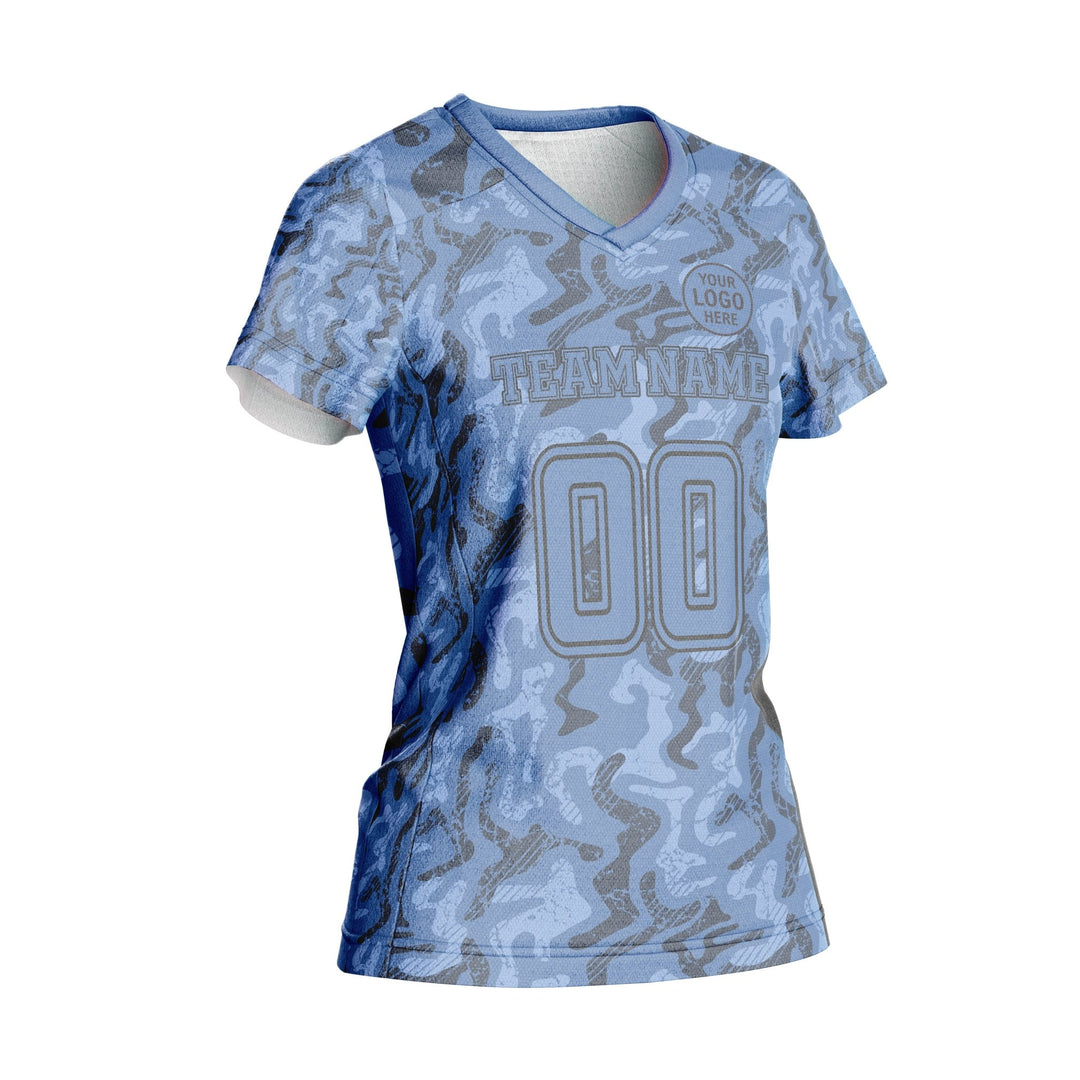 Tidal Steel Custom Volleyball Jersey - Summo Sports