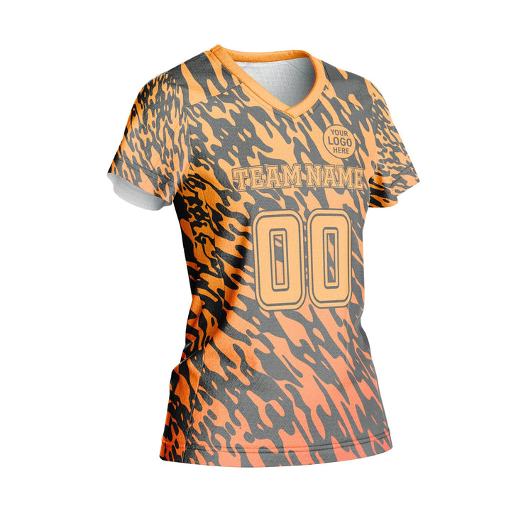 Tiger Stripe Custom Volleyball Jersey - Summo Sports