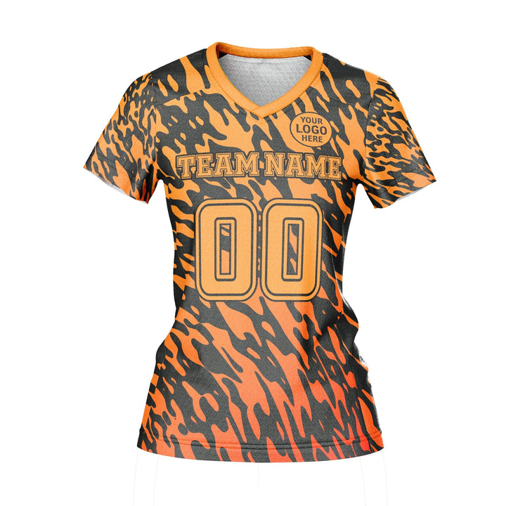 Tiger Stripe Custom Volleyball Jersey - Summo Sports