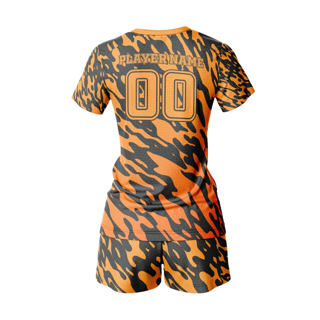 Tiger Stripe Custom Volleyball Uniform - Summo Sports