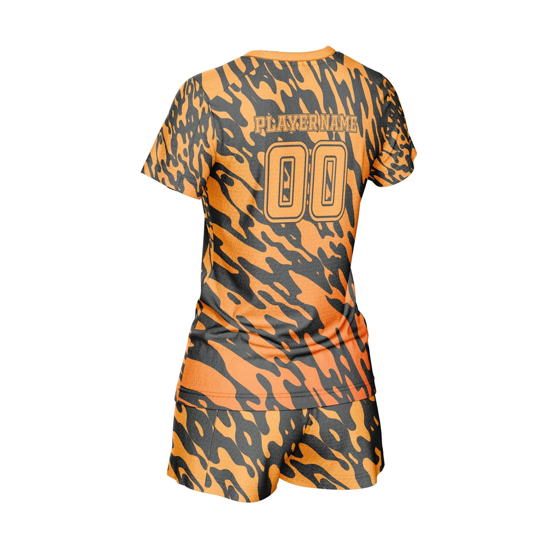 Tiger Stripe Custom Volleyball Uniform - Summo Sports