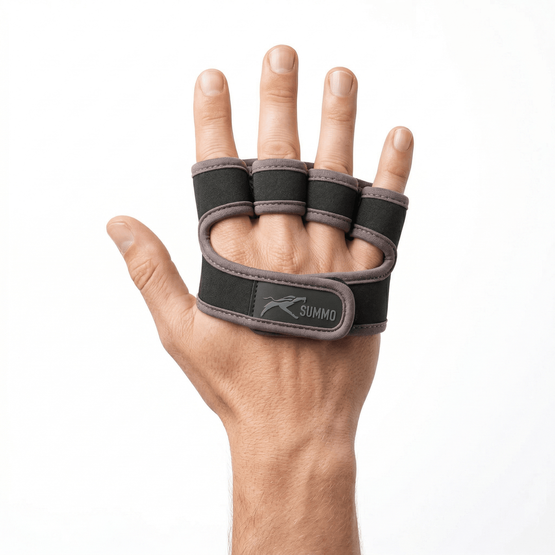 Tread - Lock Mini Gym Gloves – Grey - Summo Sports
