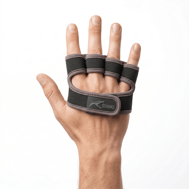 Tread - Lock Mini Gym Gloves – Grey - Summo Sports
