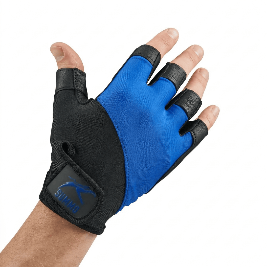Vector - Grip Blue Weightlifting Gloves - Summo Sports