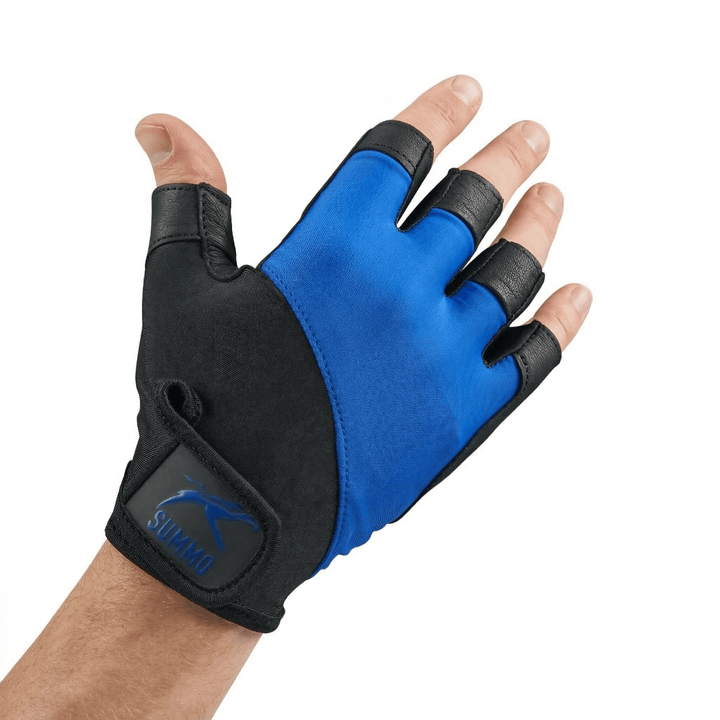 Vector - Grip Blue Weightlifting Gloves - Summo Sports