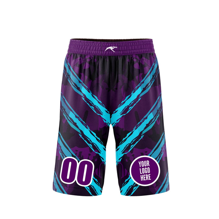 Violet Surge Custom Basketball Shorts - Summo Sports