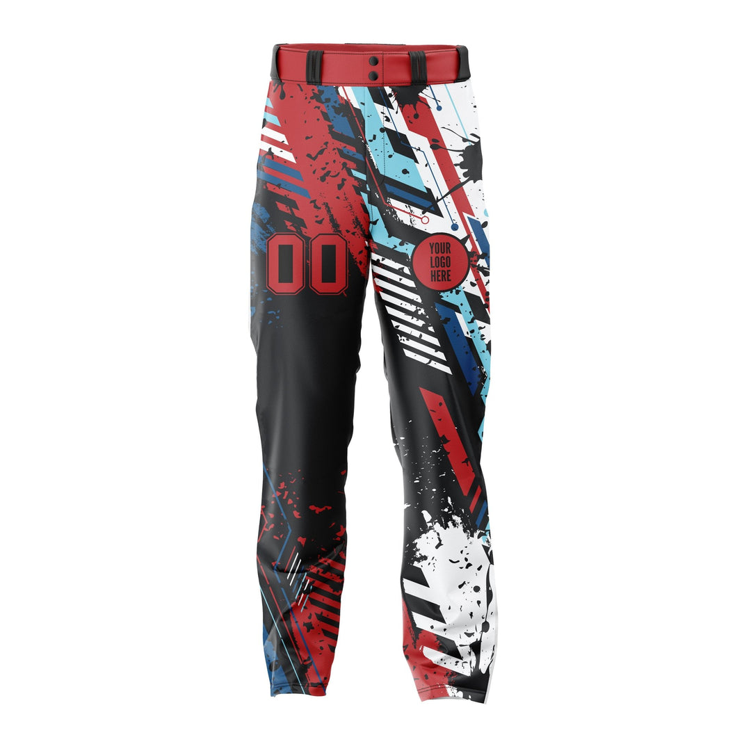 Vivid Fracture Custom Baseball Uniform - Summo Sports