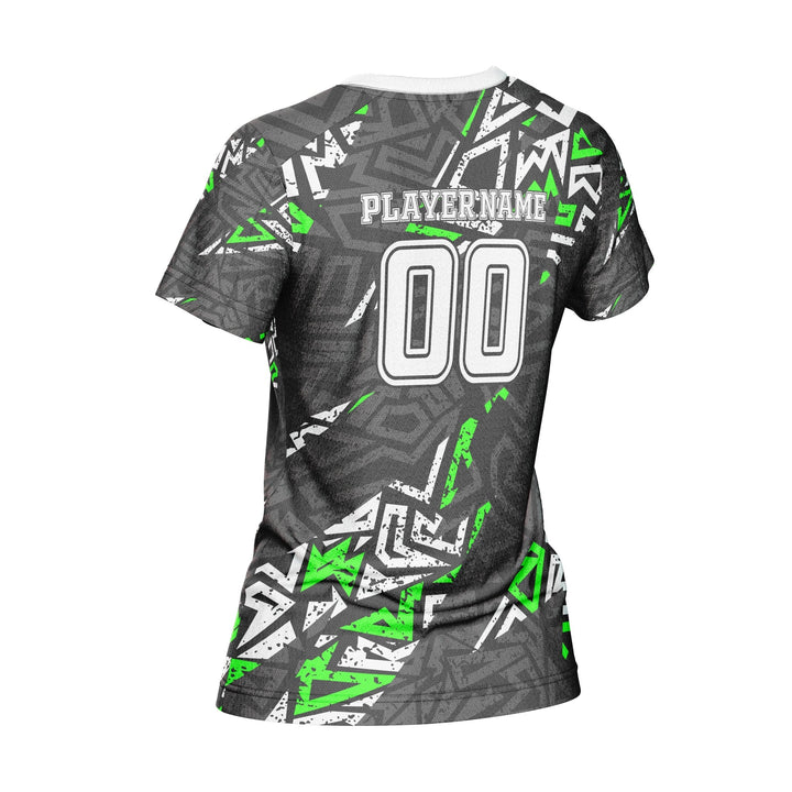 Vortex Green Custom Volleyball Jersey - Summo Sports