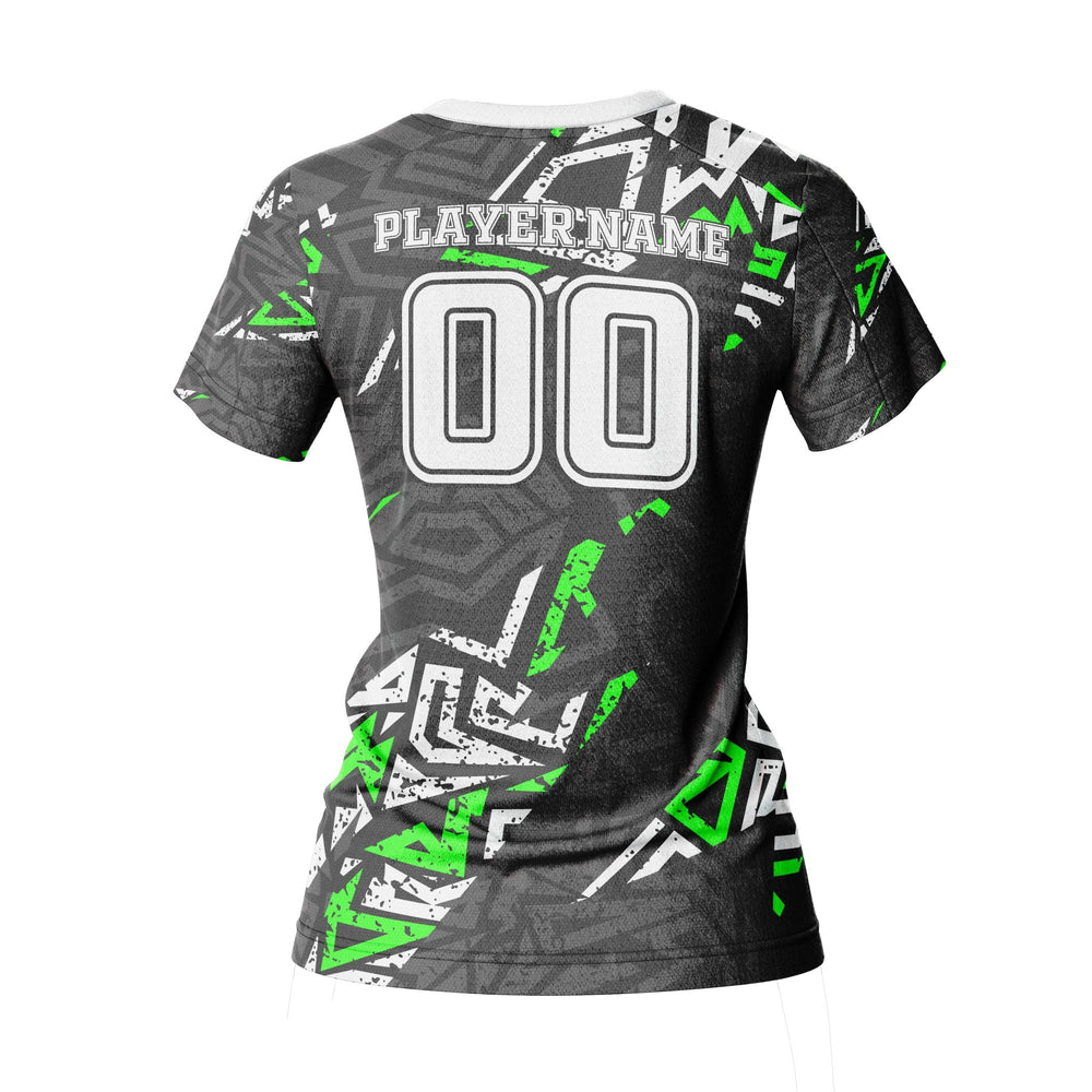 Vortex Green Custom Volleyball Jersey - Summo Sports