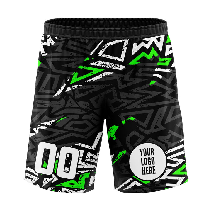 Vortex Green Custom Volleyball Shorts - Summo Sports