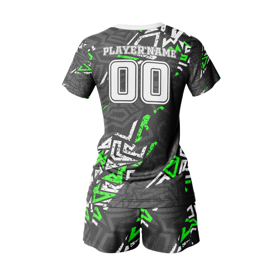 Vortex Green Custom Volleyball Uniform - Summo Sports