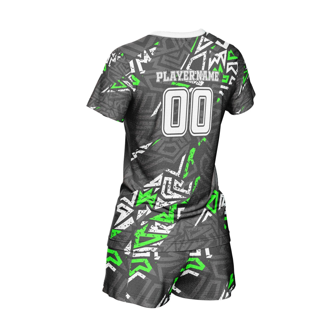 Vortex Green Custom Volleyball Uniform - Summo Sports