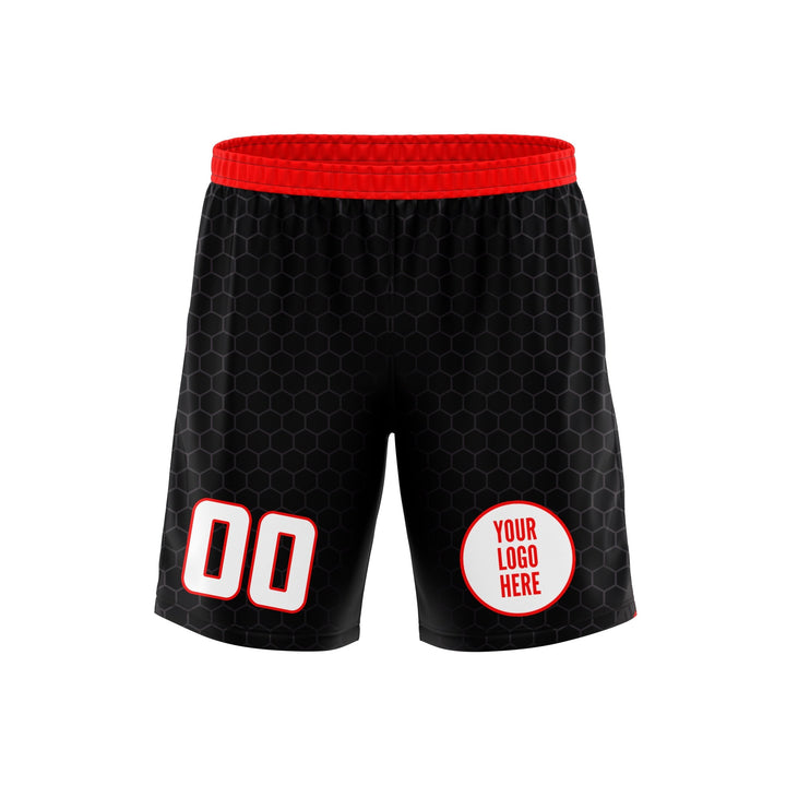 Vortex Red Custom Soccer Shorts - Summo Sports