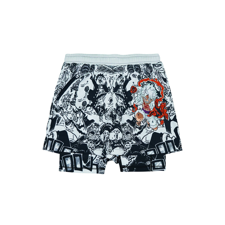 White Gear 5 Two In One Training Shorts - Summo Sports