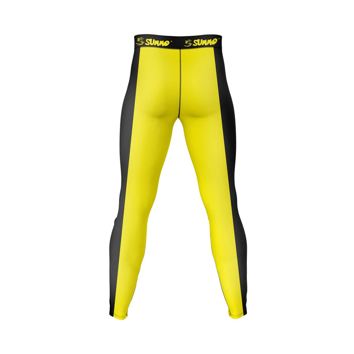 Yellow Fury Compression Pants for Men/Women - Summo Sports