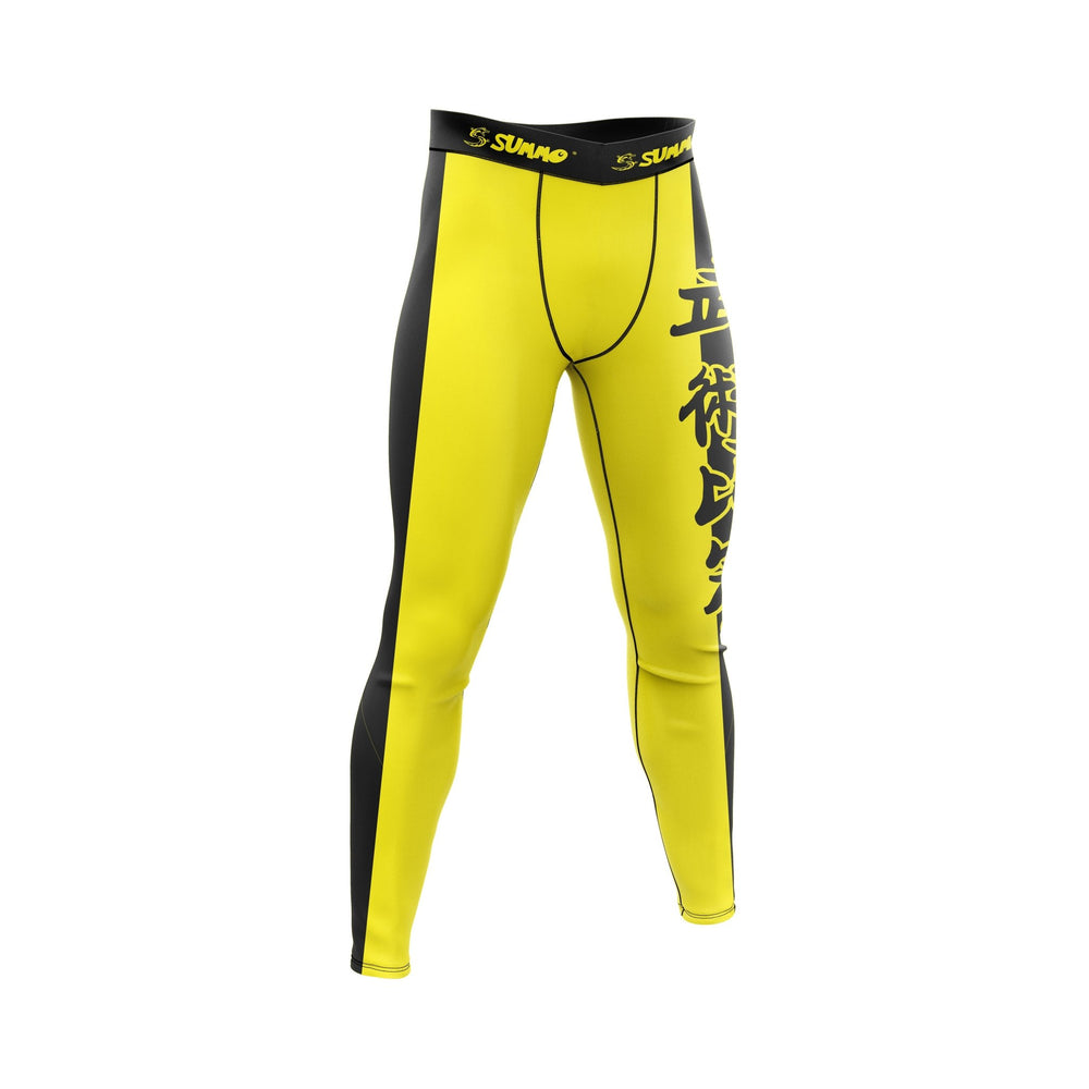 Yellow Fury Compression Pants for Men/Women - Summo Sports