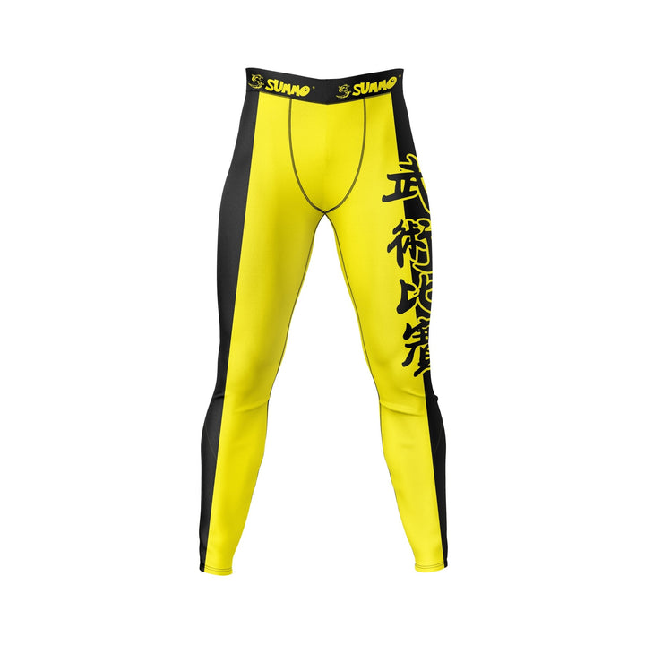 Yellow Fury Compression Pants for Men/Women - Summo Sports