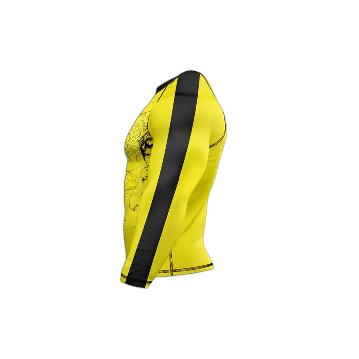 Yellow Fury Premium Bjj Rash Guard For Men/Women - Summo Sports