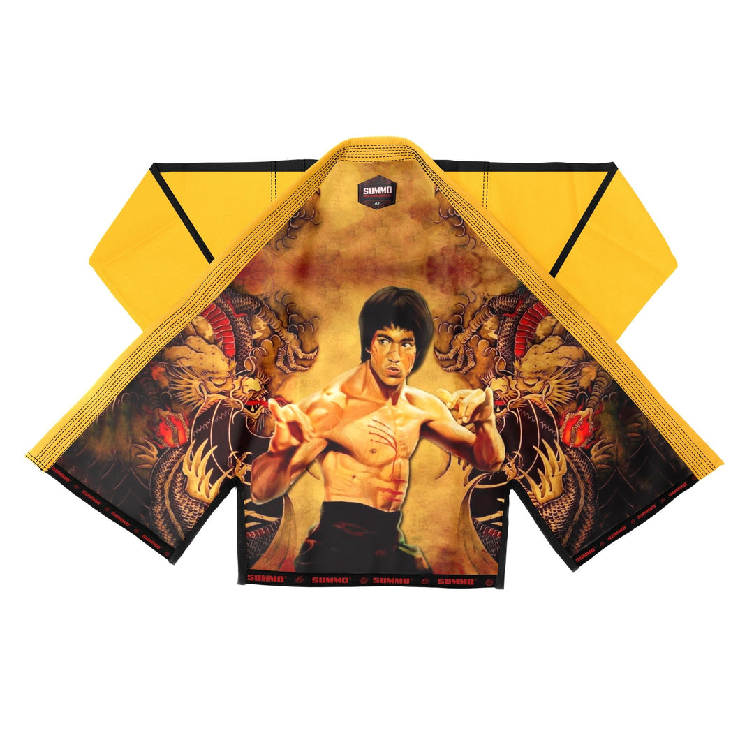 Yellow Fury Sublimation Brazilian Jiu Jitsu Gi (BJJ GI) - Summo Sports