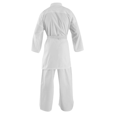 10 oz. Plain White Medium Weight Karate Uniform - Summo Sports