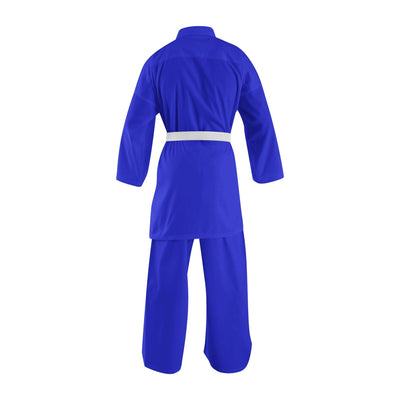 8 oz. Plain Blue Light Weight Karate Uniform - Summo Sports