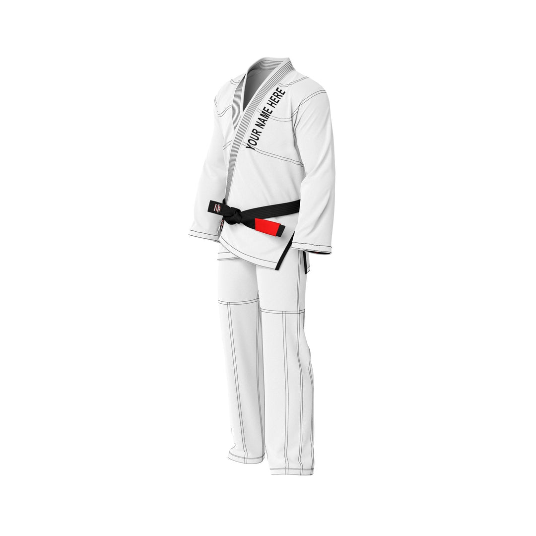 Alpha Custom White Brazilian Jiu Jitsu Gi (BJJ GI) - Summo Sports