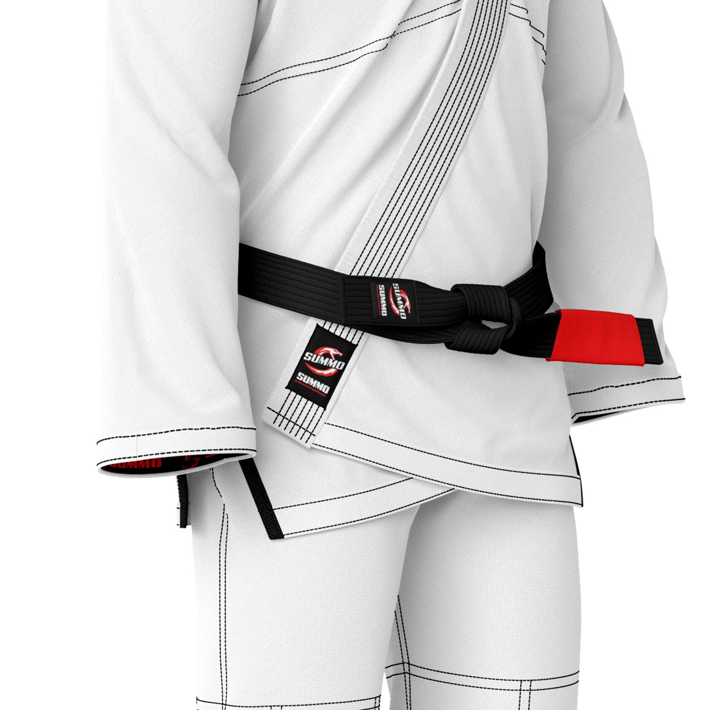 Alpha Custom White Brazilian Jiu Jitsu Gi (BJJ GI) - Summo Sports