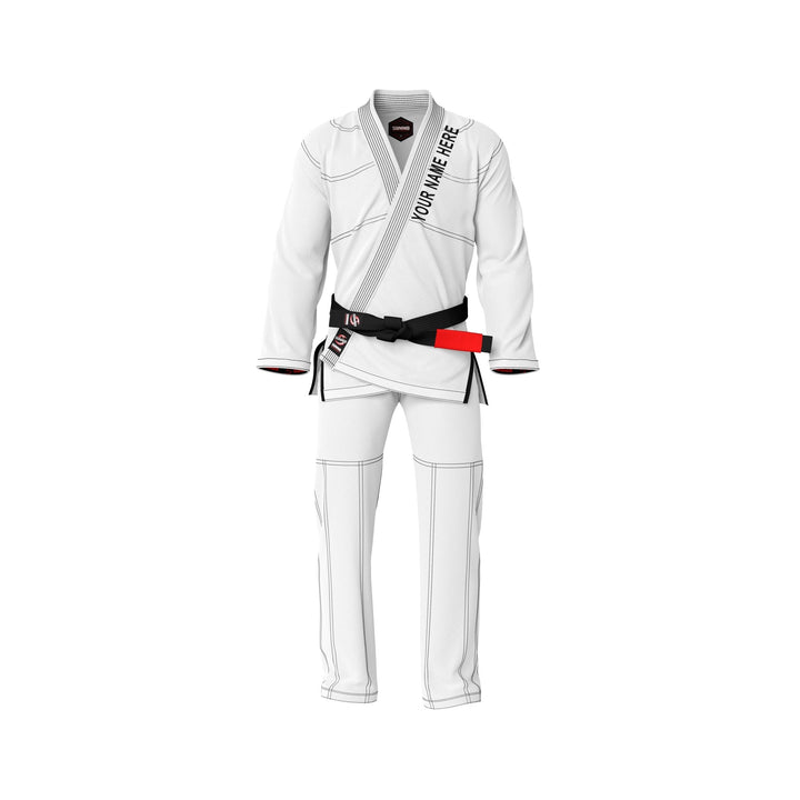 Alpha Custom White Brazilian Jiu Jitsu Gi (BJJ GI) - Summo Sports