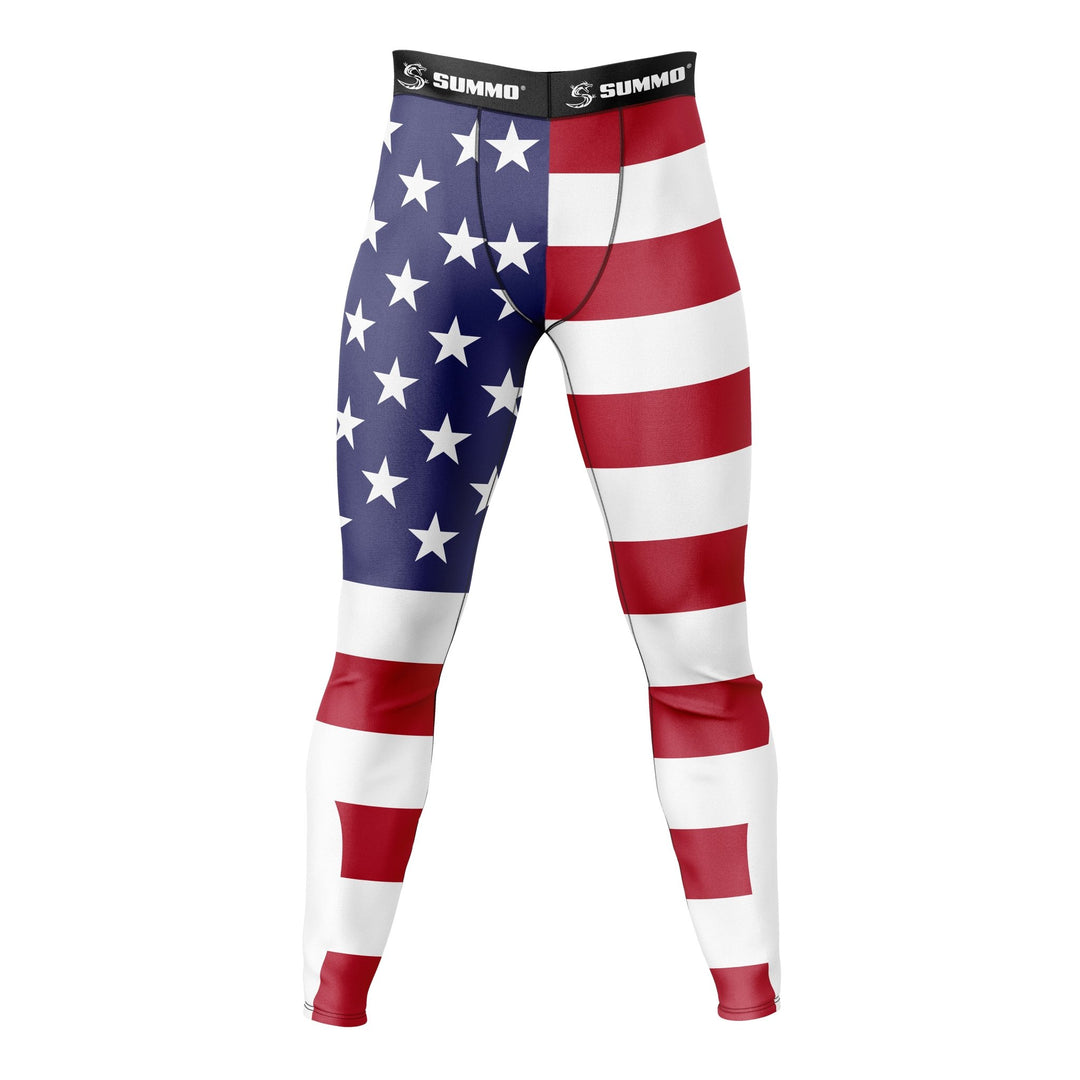 American Patriotic Compression Pants - Summo Sports