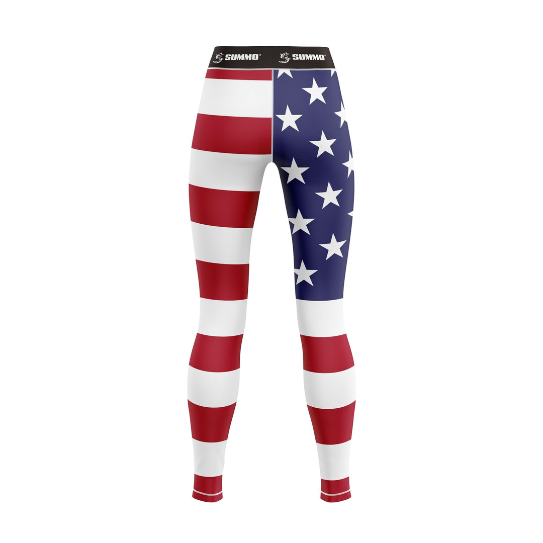 American Patriotic Compression Pants - Summo Sports