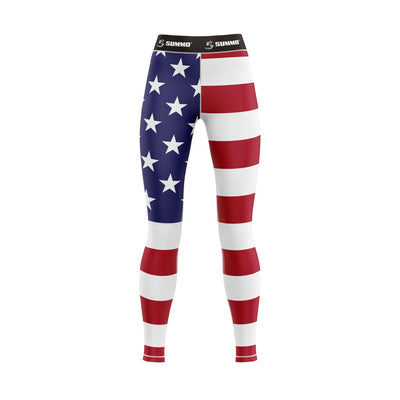 American Patriotic Compression Pants - Summo Sports
