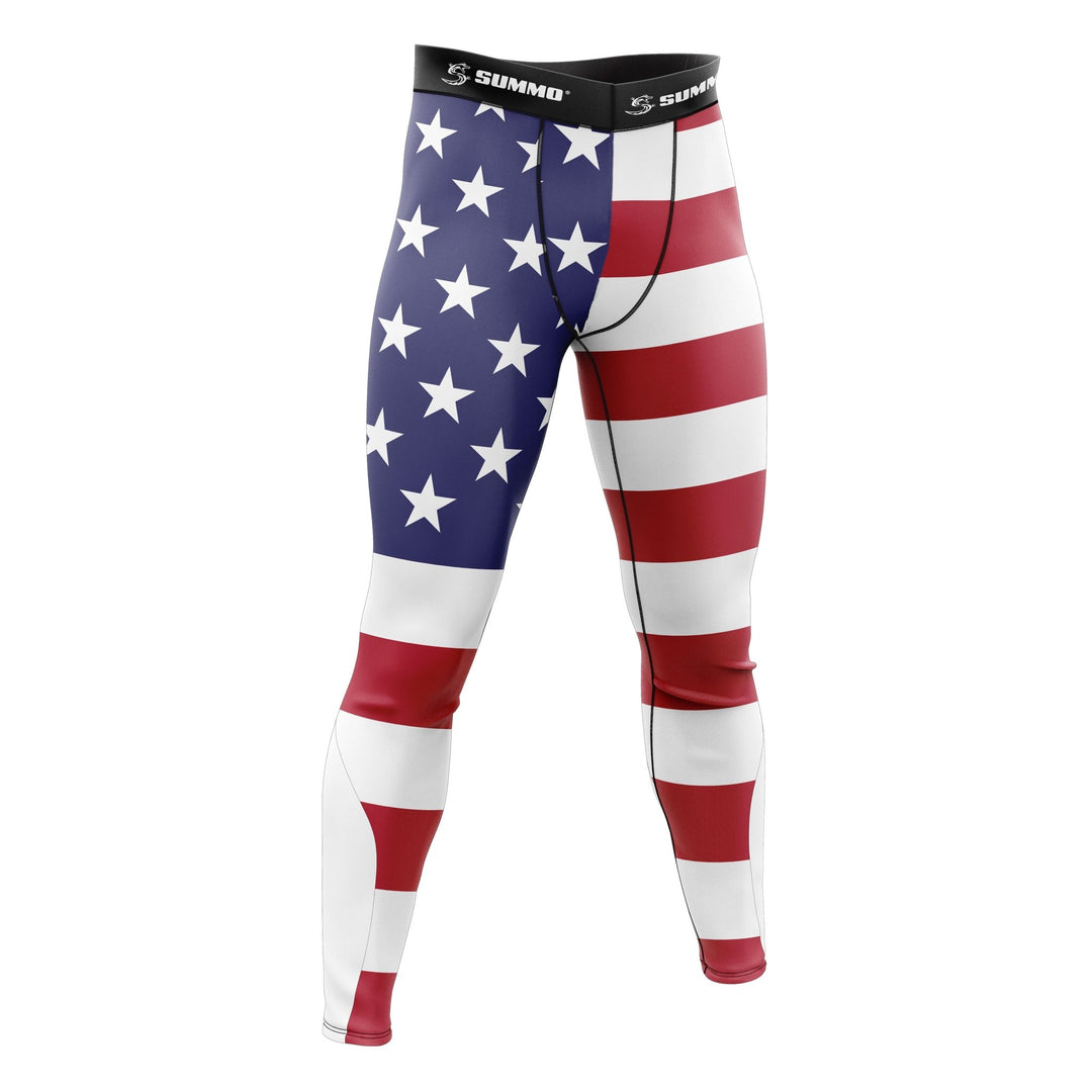 American Patriotic Compression Pants - Summo Sports