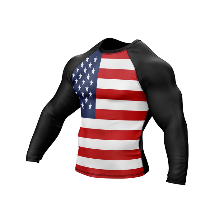 American Patriotic Rash Guard For Men/Women - Summo Sports