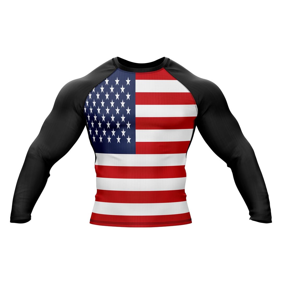 American Patriotic Rash Guard For Men/Women - Summo Sports