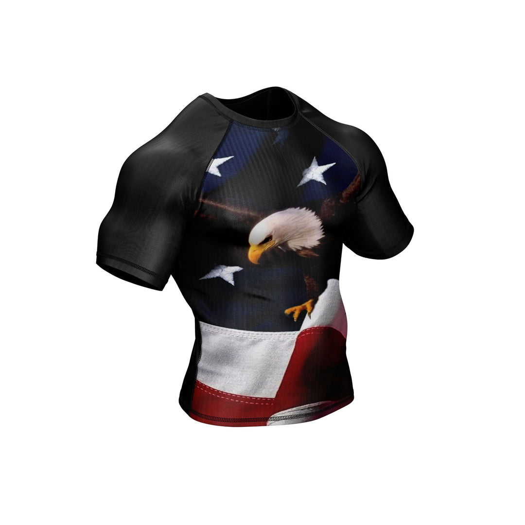 American Warrior Premium Bjj Rash Guard For Men/Women - Summo Sports