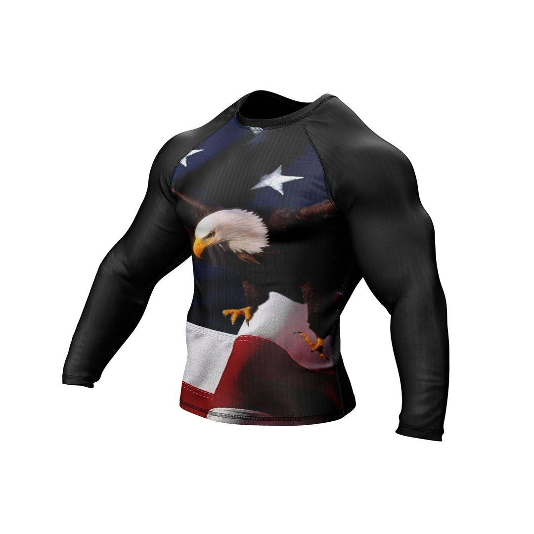 American Warrior Premium Bjj Rash Guard For Men/Women - Summo Sports