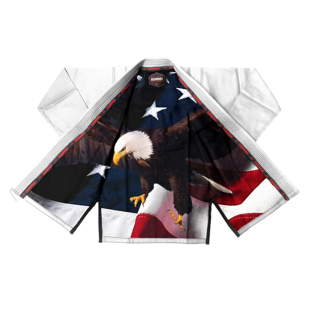 American Warrior Sublimation Brazilian Jiu Jitsu Gi (BJJ GI) - Summo Sports