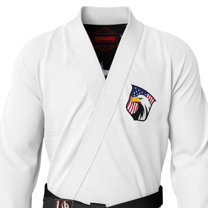 American Warrior Sublimation Brazilian Jiu Jitsu Gi (BJJ GI) - Summo Sports