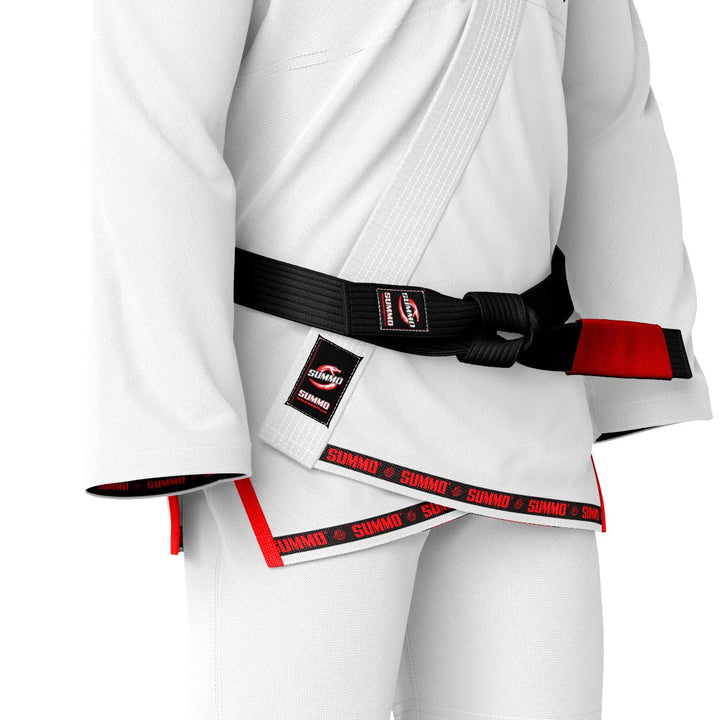 American White Sublimation Brazilian Jiu Jitsu Gi (BJJ GI) - Summo Sports