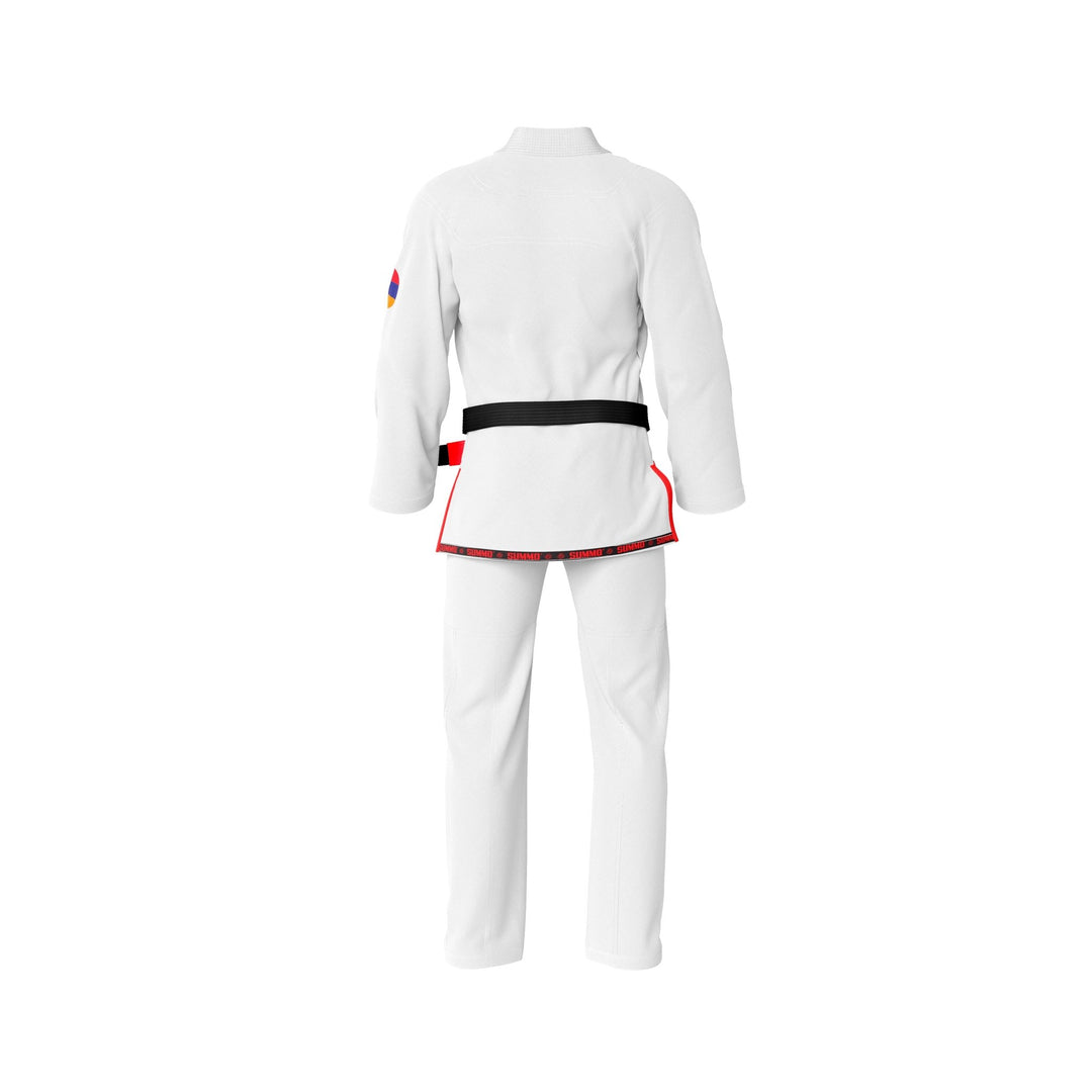 Armenia White Sublimation Brazilian Jiu Jitsu Gi (BJJ GI) - Summo Sports