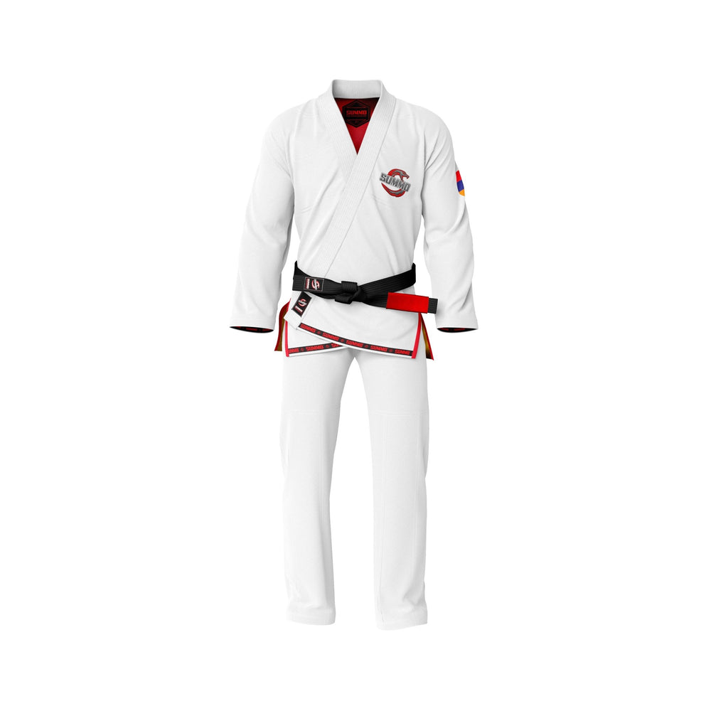 Armenia White Sublimation Brazilian Jiu Jitsu Gi (BJJ GI) - Summo Sports