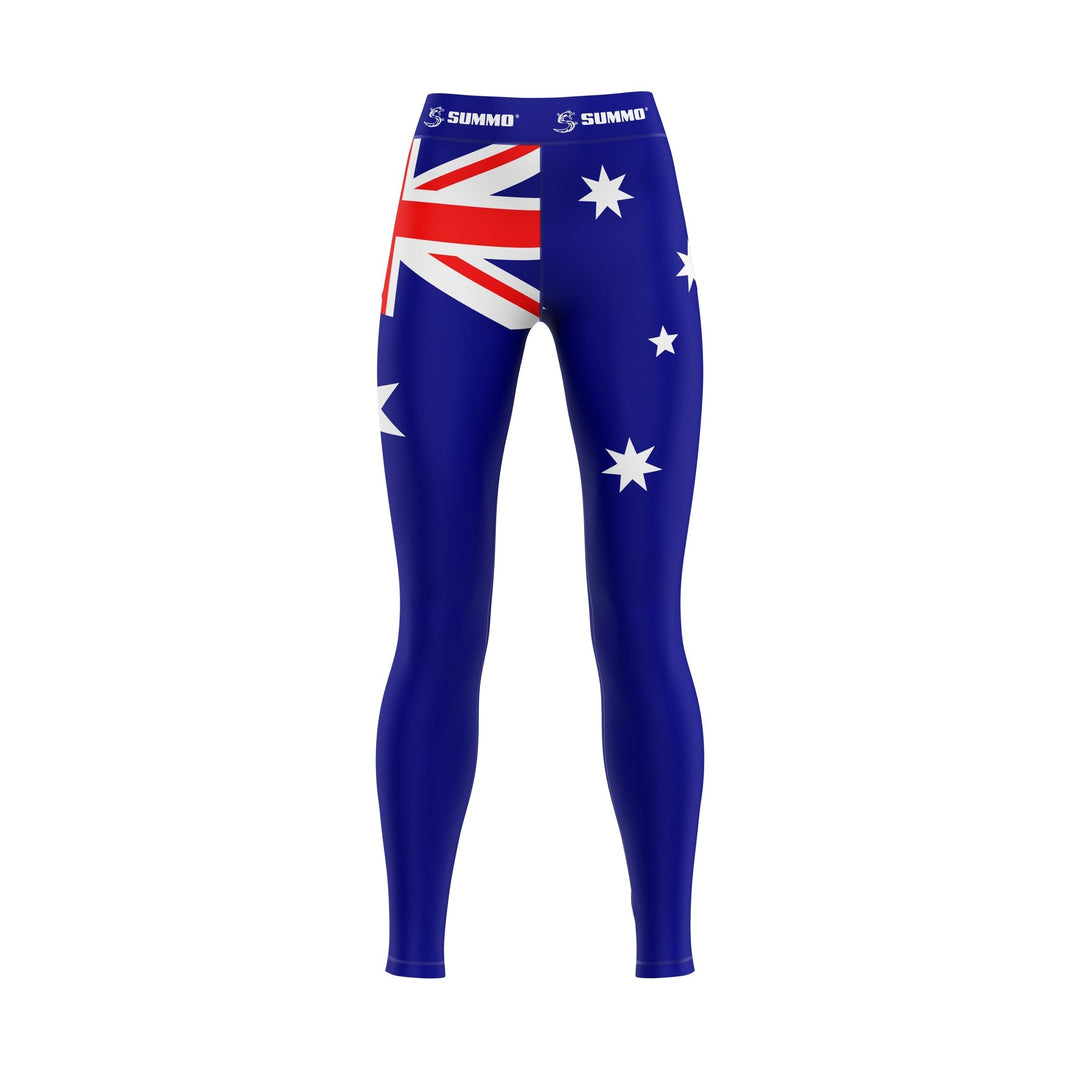 Australian Patriotic Compression Pants - Summo Sports